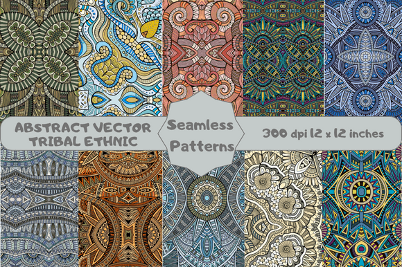 Abstract Vector Tribal Ethnic Patterns: A Strategic Tool for Creative and Business Success