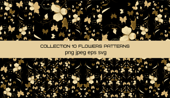 Collection Floral Patterns: A Comprehensive Guide to Designing with Golden Sweet Pea Flowers