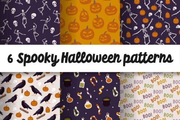 Exploring Halloween Patterns Digital Papers: A Versatile Resource for Designers