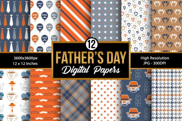 Father’s Day Digital Paper Patterns: A Creative Resource for Every Occasion