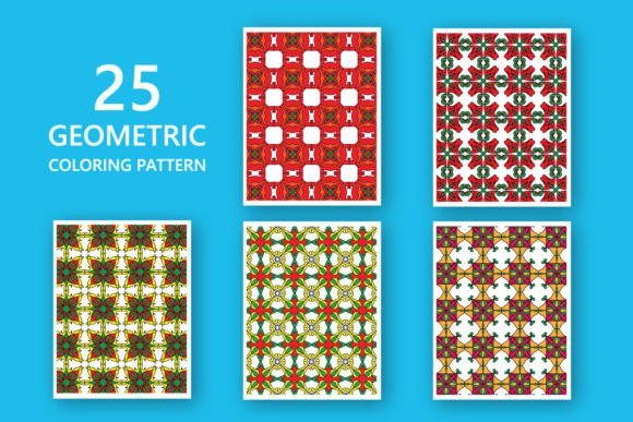 Geometric Art Coloring Patterns