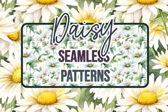 Introducing Our Daisy Seamless Patterns – Perfect for Summer Projects