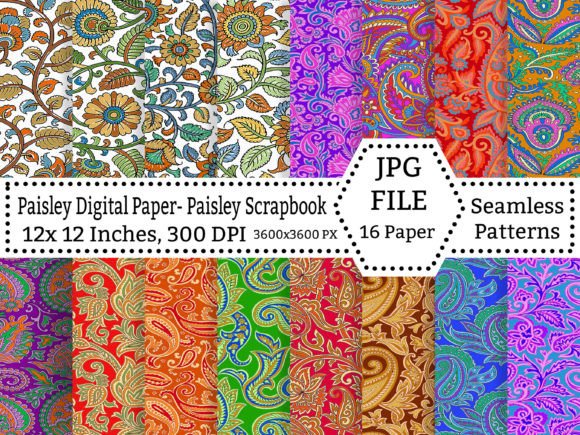Paisley Perfection Textures and Patterns: A Versatile Resource for Creative Projects