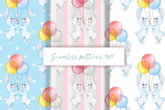 Seamless Patterns with Rabbits: A Creative Resource for Designers and Artists
