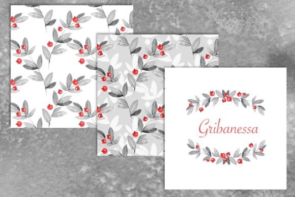 Seamless Patterns with Red Berries: A Versatile Design Element for Modern Creativity