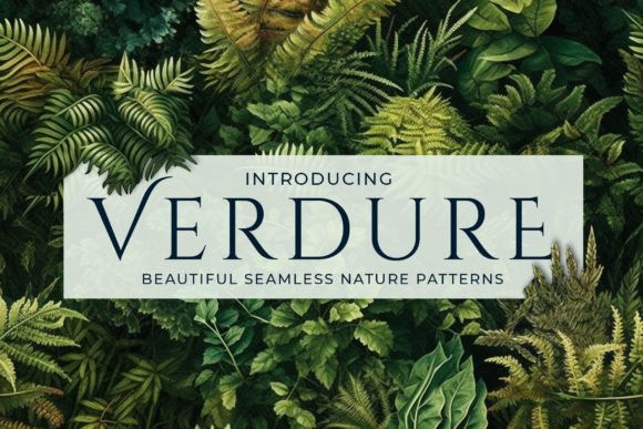 Verdure: Seamless Nature Patterns for Designers and Creators